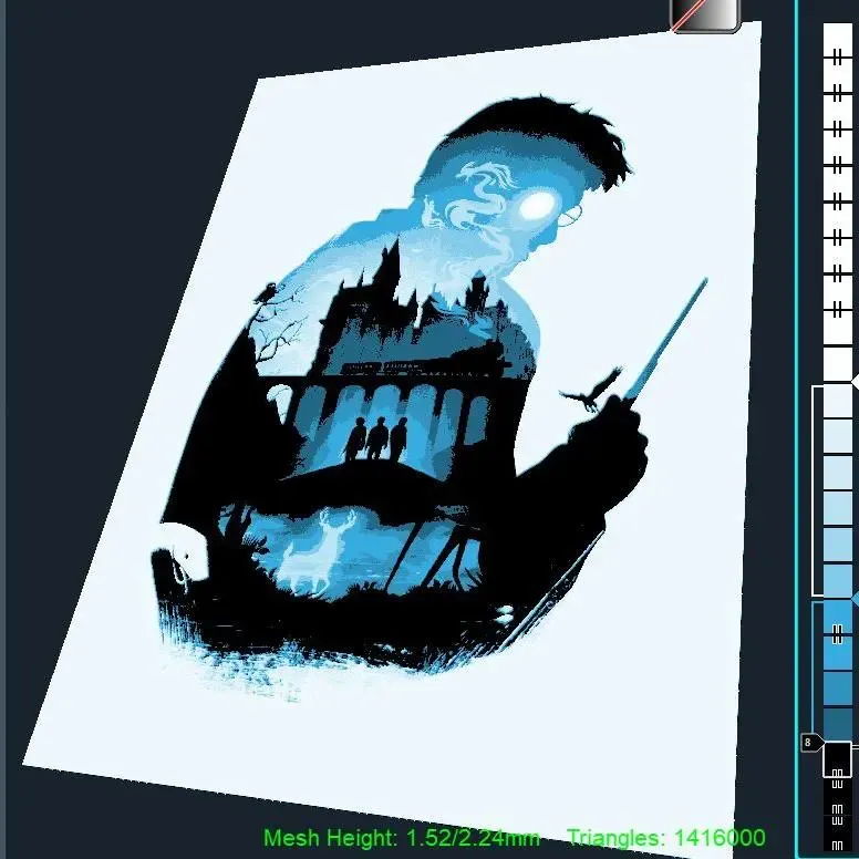 Harry Potter Hogwarts Silhouette