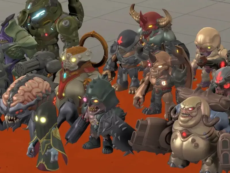 Doom Dark Ages Toys Monster Pack Collection 3