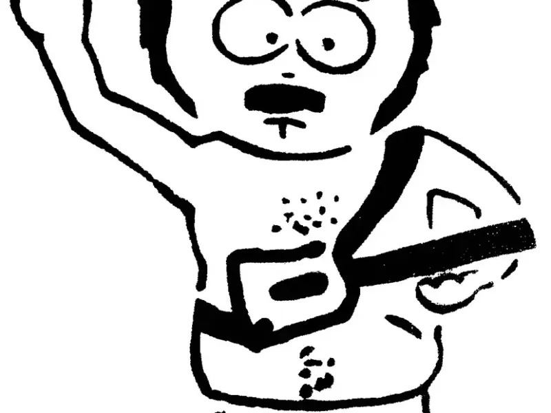 Randy Marsh stencil