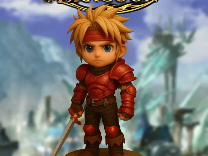 Dart Feld The legend of Dragoon Chibi