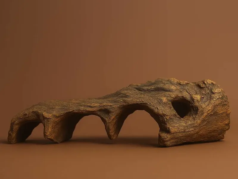 Log Bark Hideout 2 for Reptiles and other Pets
