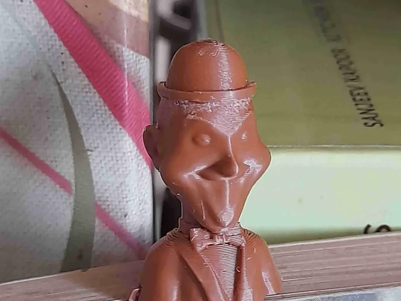 Stan Laurel Lesezeichen, 3D gedruckt
