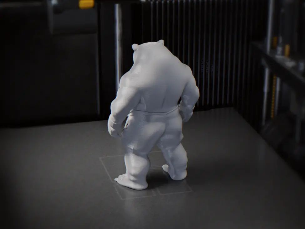 Boxer Bear Figurine Animal Collectible 3D Printable