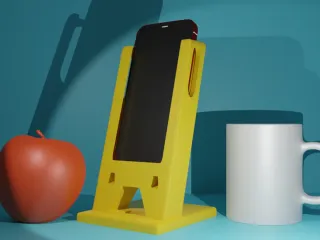 phone holder for big phone and big cable
