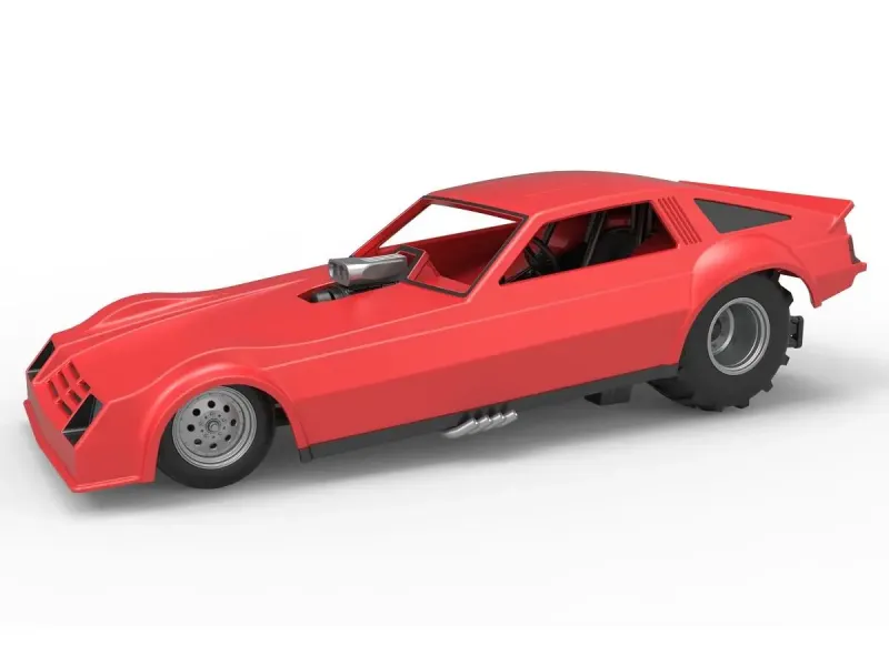 Vintage Pulling Funny car Scale 1:25