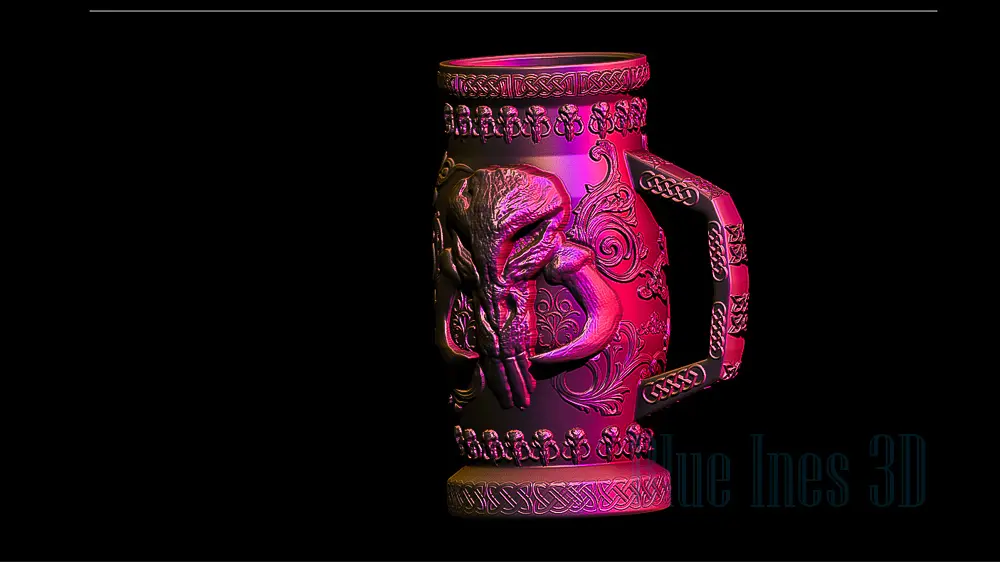 Mythosaur Mandalorian Can Holder / cozy Mug