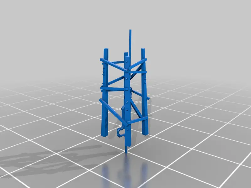 scaffolding pipe - terrain - gubbins