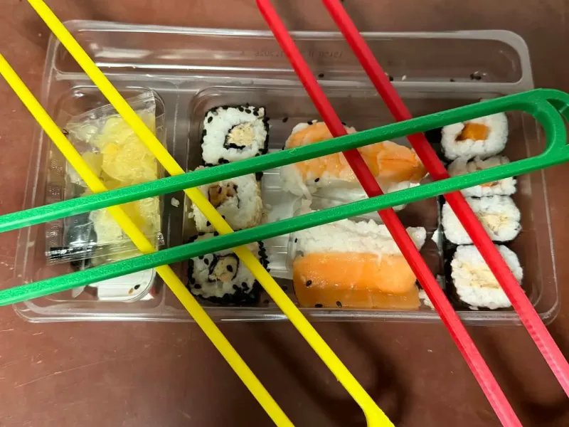 Asian chopsticks, cutlery, tweezers