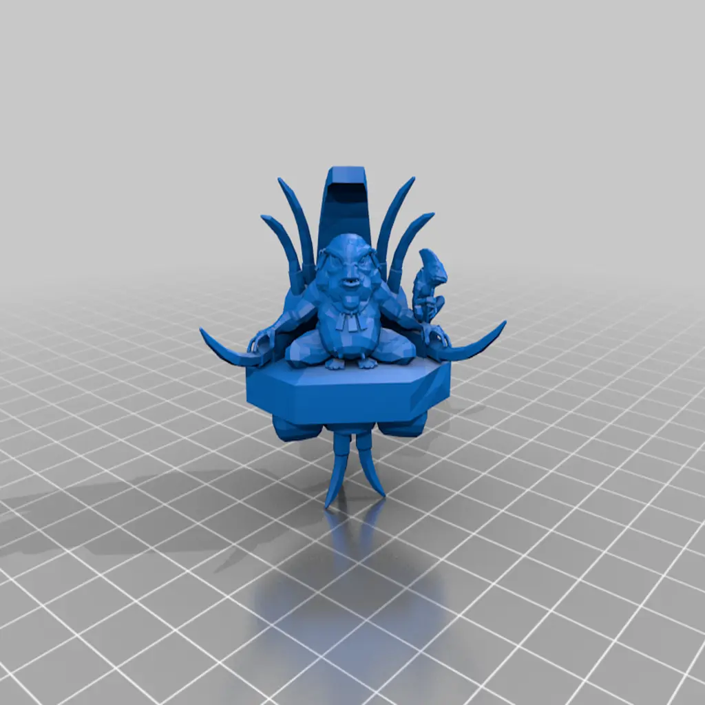 Slann Star Master - Echsenmenschen - dp - low poly