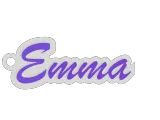 Llavero nombre emma-1