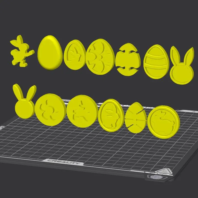 Easter Bunny Spoke Clips