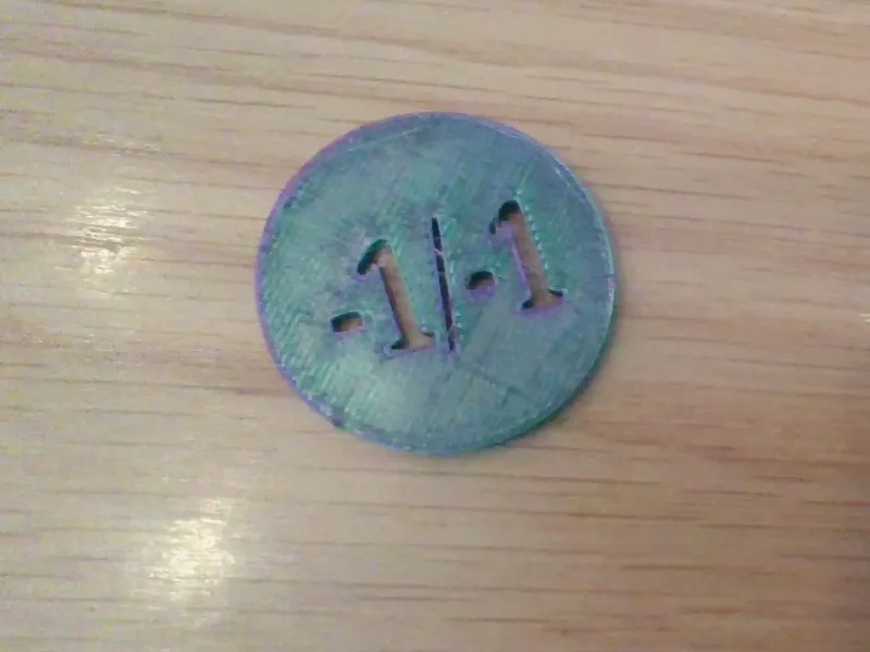 -1/-1 counter for magic the Gathering.