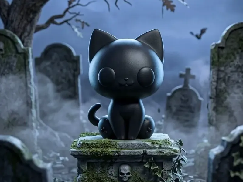 LITTLE MINI BLACK CAT