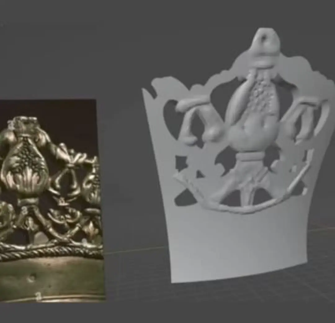Réplica comercial de la corona de Isabel la Católica