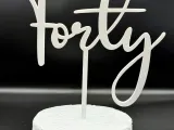 Cake Topper "Quaranta" forty-1