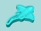 Angel Shark Mold - Silicone Maker Template-1