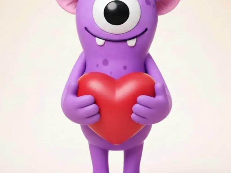 Valentines Heart Monster 2