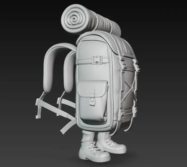 Props & Terrain STL Download - Backpack / Rucksackby Brainbits3D