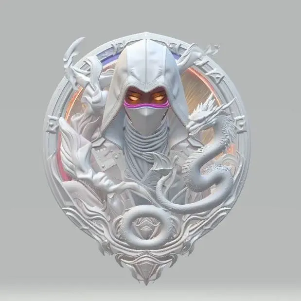Mystical warrior wall decoration