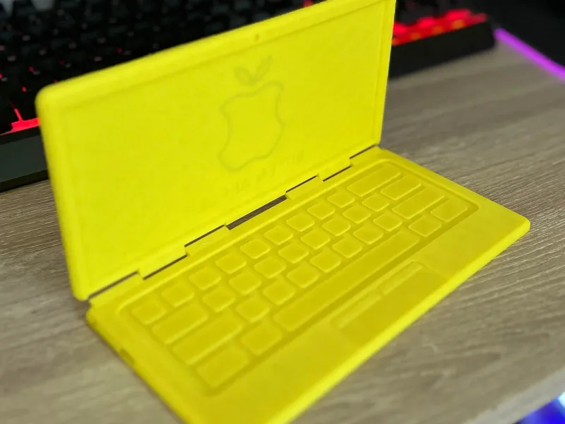 ARTICULED LAPTOP "BITTEN APPLE"