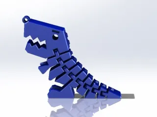 Flexi Rex Keychain 