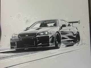 Nissan Skyline GTR WB Hueforge 200x200