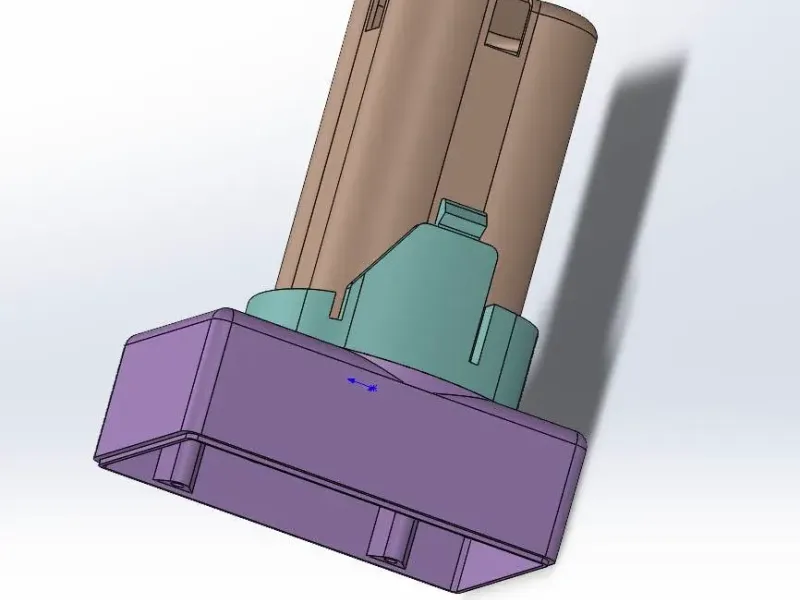 Batteriegehäuse f. Lomvum 24V - Test für 16,8V