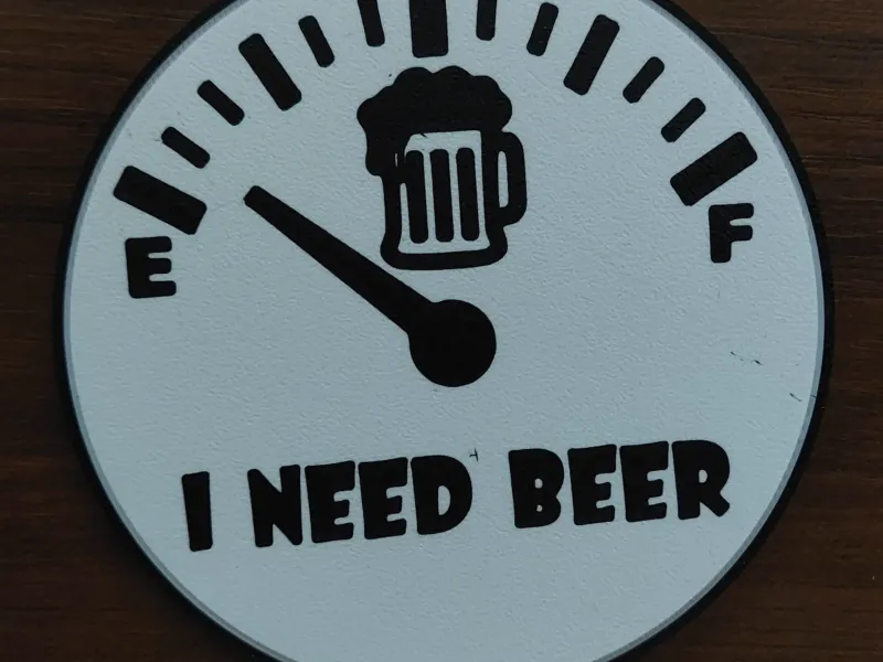 I Need Beer Coaster