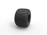 Monster Jam tire 14 Scale 1:25-1