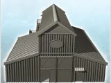 Large modern warehouse with exterior stairs and multiple acc-4
