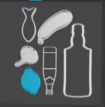 Cookie cutter "men set"