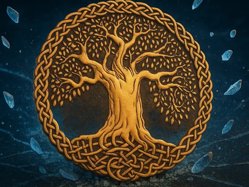 [V3] Tree of Life symbol. Celtic style
