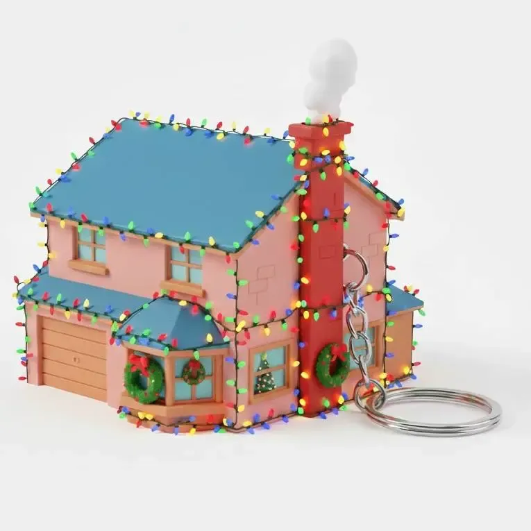 llaverito casa de los simpson navideña