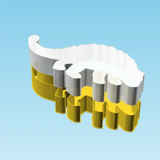 Dinosaur Icon 0050, nestable box (v2)