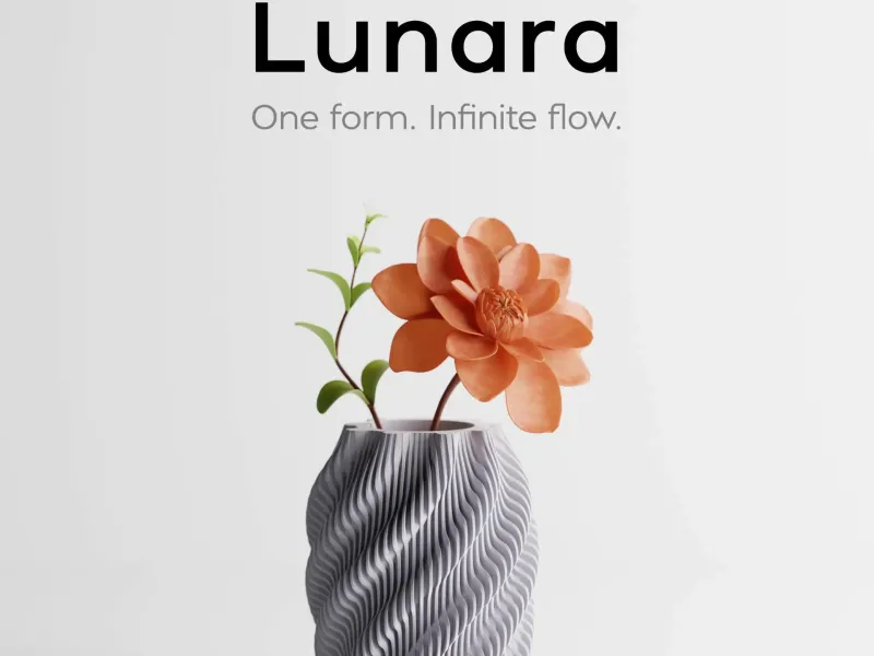 Lunara Vase – Eine Form. Unendlicher Fluss.
