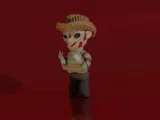 Crochet Freddy Kreuger - painted 3mf-8