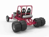 Diecast old school water pumper buggy Version 1 Scale 1:25-7