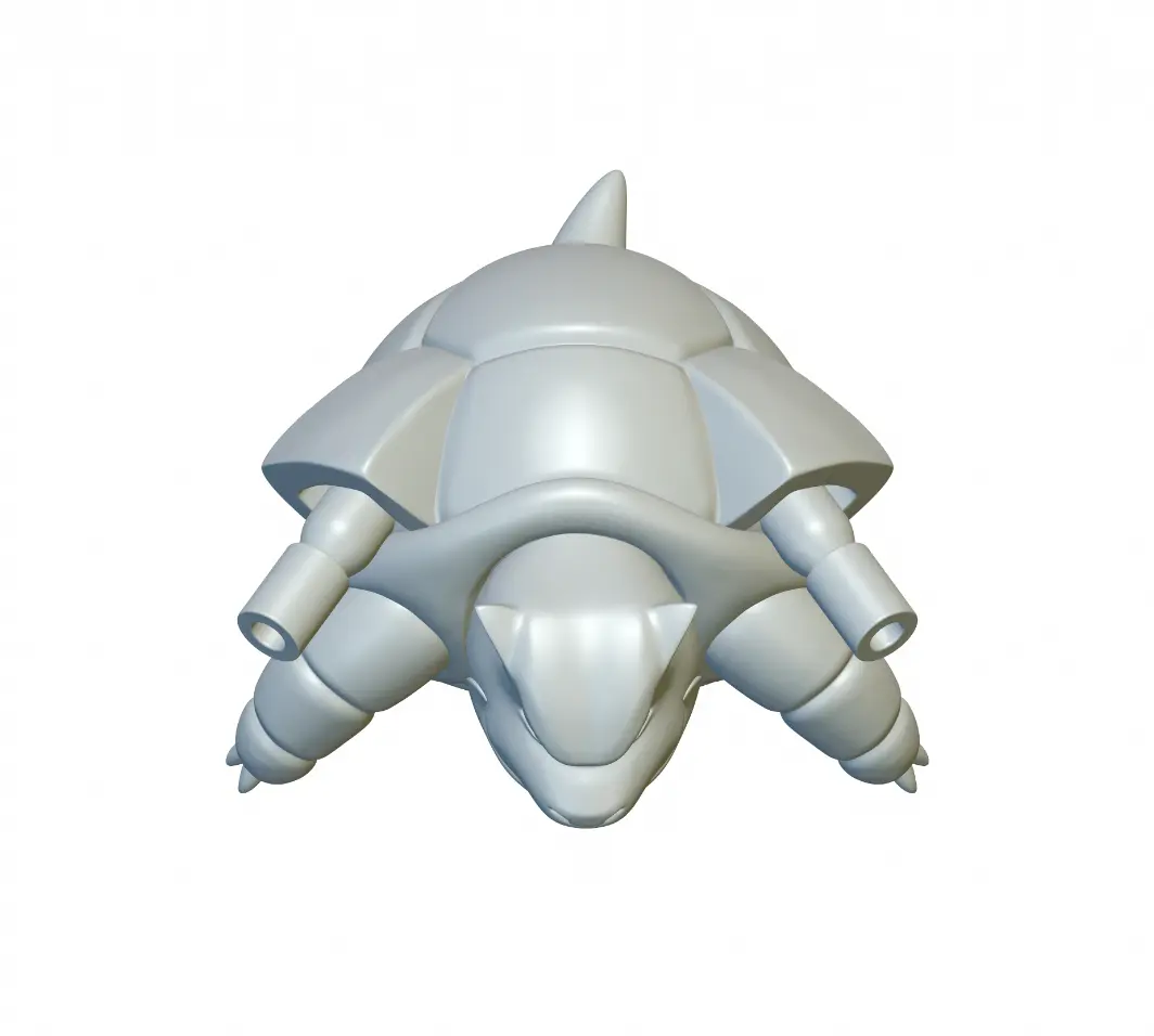 Characters STL Download - Pokemon Blastoise #9 - Ready for 3D Printing ...