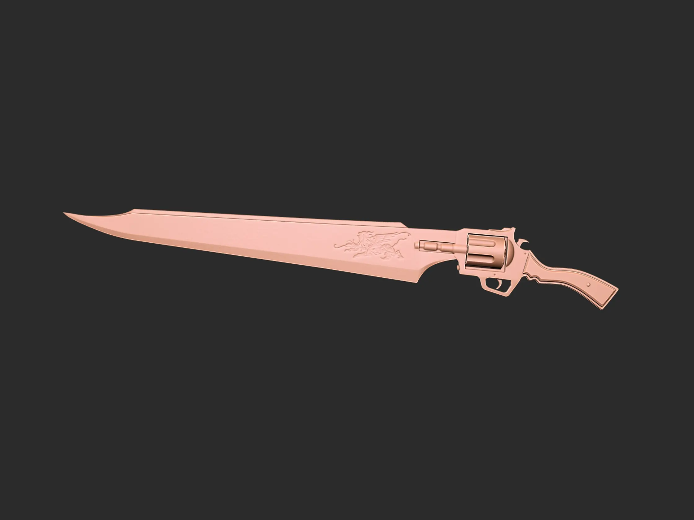 Final Fantasy 8 - Modèle d'impression 3D Gunblade