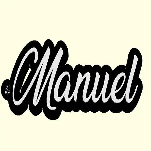 Free Other STL Download - Manuel keychain - llaveroby ERGOST