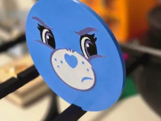 Grumpy Care Bear Coaster