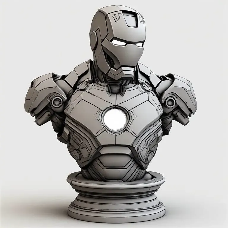 IRON MAN FANART BUST