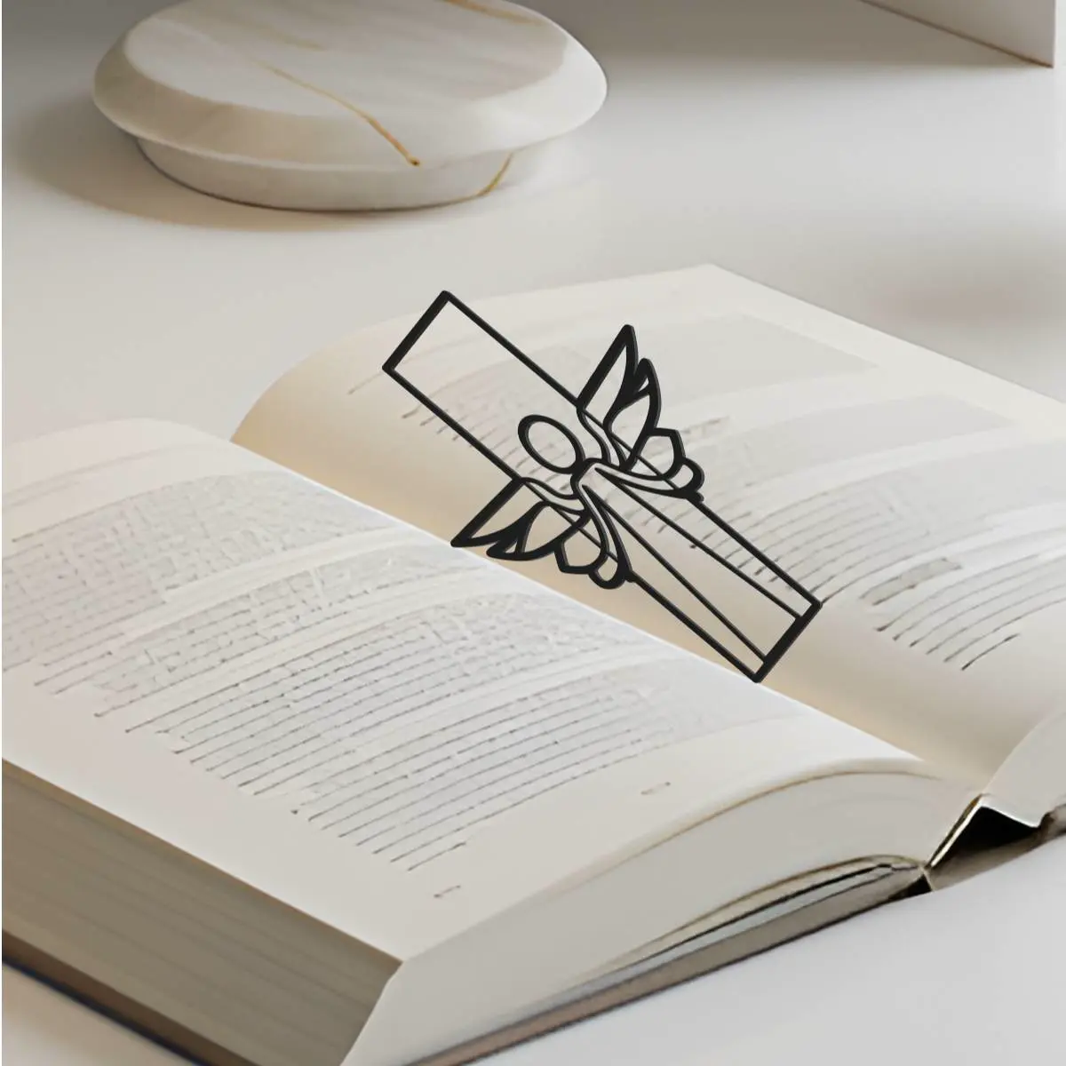 Stationery & Learning Tools STL Download - Angel Bookmark, Creative ...