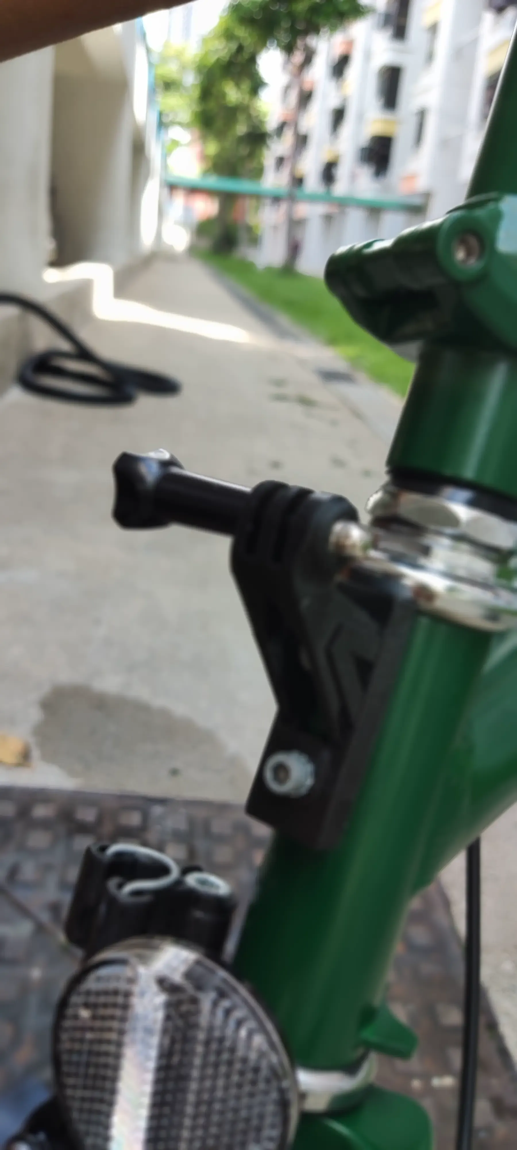GroPro Mount for Brompton After removing front block