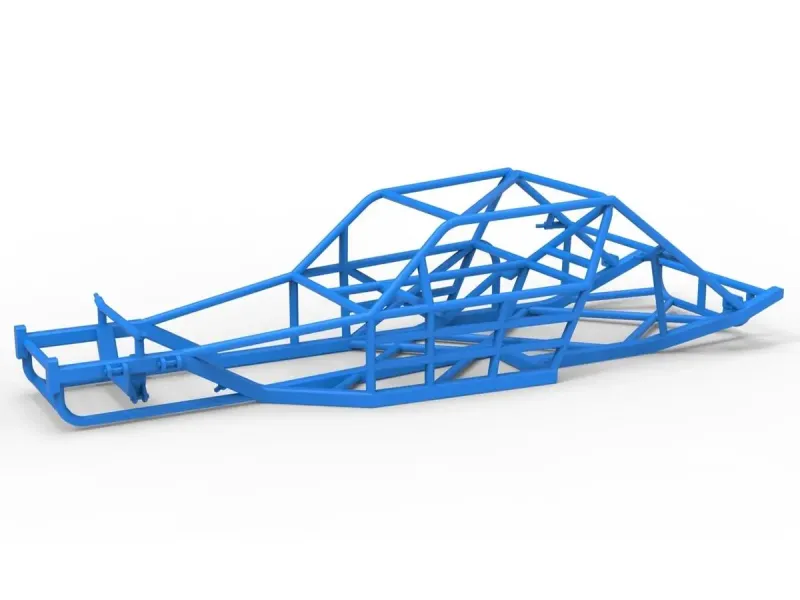 Frame of Vintage Asphalt Modified stock car V2 Scale 1:25