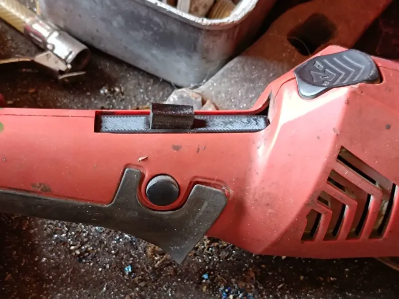 angle grinder button