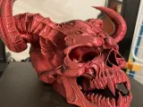 Demon skull Halloween Decor-0