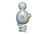 Pokemon Spoink #325 - Ready for 3D Printing!-1