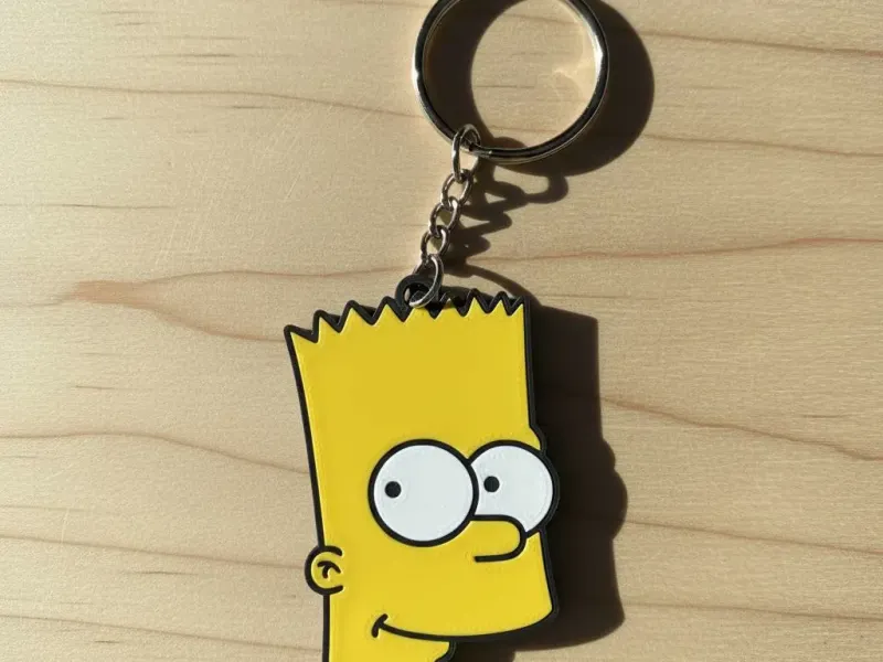 Bart Simpsons Keychain