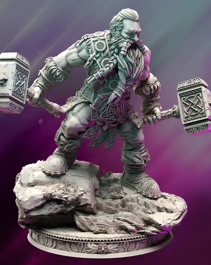 Home page module: Dwarf Barbarian - Mathias